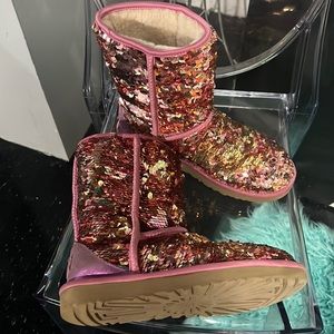 Sequin Ugg boots